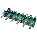 Sirxlevcy 6 Wege Stereo Mixer Audio Verteiler Misch Platine mit UnabhäNgiger LautstäRkeregelung DC5-24V 1PC 6 EingäNge 1 Ausgang
