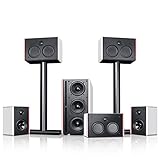 Teufel System 4 THX - 5.1 Heimkino Lautsprecher mit THX Compact Speaker Lizenz, Filmton und Musik-Wiedergabe auf THX-Niveau, 2-Wege-Dipole für Kino-Atmosphäre, Hochleistungs-Subwoofer - weiß