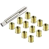 Gewindereparatur-Set mit Edelstahl-Einsätzen M14 x 1,25 und Hochgeschwindigkeitsstahl M16 x 1,25 Gewindebohrer, verzinkte Oberfläche für Metallgewinde-Restauration