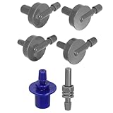 Yardwe 6 Stück Blutdruckmessgerät Adapter Ersatzset Armbandverbinder Zubehör mit Verschiedenen Größen Kompatibel für Elektronische Oberarmmessgeräte Robuste Steckverbinder für Stabile