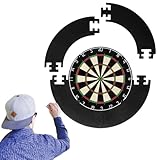 Dart Catchring Surround, Surround Auffangring Dart Backboard, 4-Teiliger Dartscheiben-Einfassung, für die Wandschutz Backboard Protection