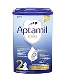 Aptamil Care 2 – Folgemilch nach dem 6. Monat, Mit Omega 3 & 6, DHA & ARA, Ohne Palmöl, Babynahrung, Milchpulver, 1x 800 g