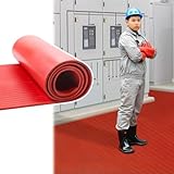 3 5 6 8 10 mm elektrisch isolierende Gummimatten, Gummiplattenmatten, Stoßdämpfung, rutschfeste Anti-Stromschlag-Sicherheitsmatte, für Feuerelektriker im Verteilungsraum von Unterstationen(T 3mm-6kV,L