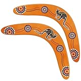 deegbbyi 2 Stück Bumerang, Bumerang mit Klassischer Form, Boomerang V Shaped Outdoor, Premium Holz Boomerang, Wurfspiel für Kinder, für Erwachsene Kinder Outdoor Sport Toys Spiele