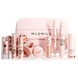 Make Up Set, 10 Stück Gesicht Schminke Make-Up Sets Mit Lippenstift, Lip Mud, Flüssiger Lidschatten, Augenbrauenstift, Mascara, Foundation/Highlighter/Konturen Stick Und Kosmetiktaschen (Set A)