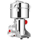 2500G Elektrische Kornmühlen Edelstahl Pulver Mühle Hohe Geschwindigkeit Oszillierende Typ Getreide Gras Gewürze Kaffeemühle Mehl Pulver