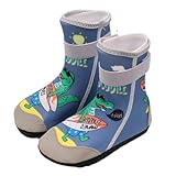 GXGM 1 Paar Strandsocken Rutschfest, Aquasocken Kinder, Barfußsocken mit Sohle für Strand, Wasser, Watt, Boot & Trampolin – Aqua-Schuhe für Damen, Herren & Kinder