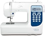 Carina Professional - Computer-Nähmaschine für Einsteiger, Fortgeschrittene & Profis; LED-Bildschirm, 206 Stichprogramme, Freiarm & LED-Nählicht