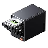 AOOSTAR Ryzen 7 5825U 4Bay NAS Mini PC, Kein RAM, Keine SSD, 2,5/3,5 SATA x 4-Speicher(bis zu 4 x 22 TB) Enthält Keine Festplatte, nur 4 Festplattenrahmen ohne Betriebssystem KEIN RAM, Keine SSD