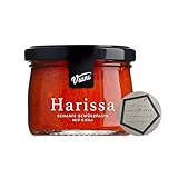 1 Stück Viani | Harissa Gewürzpaste nach nordafrikanischer Art | scharf, fruchtig, vegan, glutenfrei | 1×100 g | inkl. LOVEVINO Silver Button Sticker