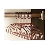 JUSKAQZYI Kleiderbügel 10 Packs Aluminiumlegierung Kleiderbügel Heimhotelstader Kleidung Dicke und Dicke, rutschfeste Kleidung Kleiderbügel Schrankbügel