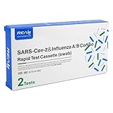 REALY Corona Schnelltest und Grippe Test für Zuhause Covid 19 & Influenza A/B Combo Rapid Test Cassette, Antigen Selbsttest für zu Hause 2 Stück（1er Pack)+E-Book (über Gesundheit)