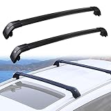 CLSMD Gepäckträger 2 Stück Auto Dachträger für KIA Sorento 2015-2018 Seitenstangen aus Aluminiumlegierung Querträger Dachgepäckträger