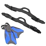Ersatzflossenriemen - Gummigurt zum Tauchen und Schwimmen | Vielseitige Schnellverschlussschnallen für optimierten Komfort und Leistung im Wasser