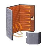 Infrarot Schreibtischheizung Mit Decke, Faltbarer Infrarotpaneele 3 Heizstufen Leiser Und Platzsparender Fußwärmer Für Büro Und Zuhause,grey-General