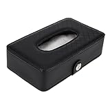 Alipis Multifunktionale Taschentuchbox Aus Mit Halterung Für Die Rückseite des Autos Papiercontainer Für Servietten Schwarzes Design Praktischer Aufbewahrungsträger