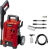 Einhell Hochdruckreiniger TC-HP 130 (1.500 Watt, max. 130 bar, modulares Quick-Couple-System, inkl. Hochdruckschlauch, Pistole, Lanze, div. Düsen, Bürste, Sprühmittelbehälter)
