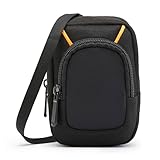 Amazon Basics - Große Kompakte Digitalkameratasche mit interner Polsterung für Kameras mit den Maßen 13.2 x 8.1 x 2.5 cm, Einfarbig, Schwarz