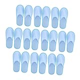 AUTSUPPL 10 Paare Einweg hausschuhe für Gäste Leichte Praktische Hotel Wohnraum pantoffeln aus Weichem Material Rutschfest Komfortabel für Zuhause und Reisen