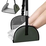 Hängematte für Füße für Flugzeugreisen – verstellbar zur Fußstütze | Sling Bequem für Beine, für Büro Mittagessen Auto unter Schreibtisch