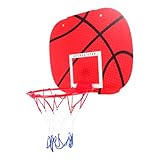 1 Set An Der Wand Montierter Basketballkorb Sport Mini Basketballkorb Indoor Basketball Fußballkorb Indoor Kleber Basketballkorb Indoor Basketballkorb Rot Abaodam