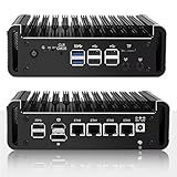 CYMINILMDPC Fanless Firewall Mini PC-Core 3-N355,Micro Router Computer,4X 2.5G i226-V, DDR5, Dual NVMe, pf2.7/Support pfSense,OPNsense, Soft Router, 24/7 Server