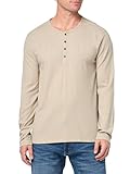 John Varvatos Herren Richard Henley, Mandel, L