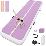 airtrack matte mit elektrischer Luftpumpe 10cm hoch 2M Tumbling Matten Aufblasbare turnmatte Matte gymnastikmatte Yogamatte Camping Trainingsmatte