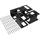 Genérico Kaminholzhalter, 4 Stück, stapelbar, verstellbar, platzsparend, für Lagerfeuer im Innenbereich, Außenbereich, Garage, Hof, Scheune