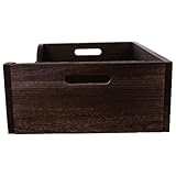 MILISTEN Große Katzentoilette aus Massivholz mit erhöhtem Randbereich Tragbares Katzenbecken für Kätzchen und Ältere Katzen Leicht zu Reinigen 45 X 32 X 156cm