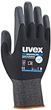 Uvex 3 Paar phynomic XG Arbeitshandschuhe - Schutzhandschuhe für die Arbeit - EN 388 - Grau/Schwarz - 09/L