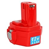 12V 4.5Ah NI-Mh Ersatzakku für Makita Akku 1220 1222 PA12 1233S 1234 1233 1235 1235B 1235F 192696-2 192698-8 192698-A 193138-9
