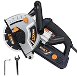 MAXXT Mauernutfräse Schlitzfräse，1700W Mauerfrase Wandfräse 7000 U/min，Schlitzmaschine für 150mm Kabelnu，max. Nutbreite 42 mm, max. Nuttiefe 50 mm,inkl. 2x Trennscheibe Ø 125 mm