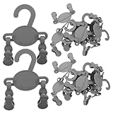 ROMISBABA 10 Stück Teiliges mit Robusten Clips Vielseitig Einsetzbar für Babyschuhe Socken und Hausschuhe Platzsparend Verhindert Verformung für Kinderzimmer und Kleidungsgeschäfte