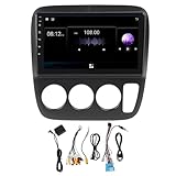Brilluxa 9in-Auto-Stereo, kompatibel mit CR V RD 1995-2001, Bluetooth Carplay Radio, Android Auto GPS-Navigation, Touchscreen Multimedia Head Unit
