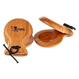 TrellaTon® Kastagnetten 1 Paar, aus Buchenholz I Wiemann Lehrmittel