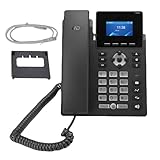 Denash Smart IP -Telefon, Dual Port Gigabit Ethernet Desktop Business Media Phone mit 2,4 -Zoll -Farbdisplay für 7.1