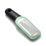 OXO Good Grips Ingwer- und Knoblauchreibe aus geätztem Edelstahl, grün – für Gewürze