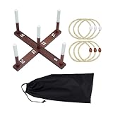 Eventerde Ringwurfspiel für den Außenbereich | Outdoor-Spiel für Partys mit Ringen – Sportaktivität im Freien für und Jugendliche, Sommer für Garten Strand Park Rasen