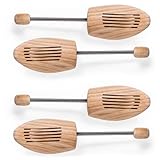 Blumtal® Schuhspanner für Damen und Herren aus Echtholz im 2er Set - Knickschutz Schuhe - Schuhstrecker Kiefernholz - Schuhspanner Herren - Schuspanner Damen - Shoe Tree- Schuhstrecker - Gr. 42-43