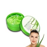 300ml Natürliche Aloe Vera Gel, Ideal für Sonnenbrand Reparieren, trockene strapazierte Empfindliche Haut - für Gesicht、Körper（1PC））