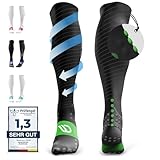 Diasports Kompressionsstrümpfe Herren & Damen - Neue Kompressionssocken mit 3D-Technologie - Stützstrümpfe fürs Laufen - Compression Socks