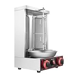 3000w Edelstahl Gas Doner Kebab Machine Grill Grillmaschine, Gyrosgrill Tischgrill, Bbq Vertikalgrill Maschine, Elektro Döner Kebab Maschine für Hähnchen Truthahn Tacos Kebap, Edelstahl