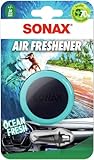 SONAX Air Freshener Ocean-fresh (1 Stück) frischer Duft und langanhaltendes Dufterlegbnis für den Fahrzeuginnenraum | Art-Nr. 03640410