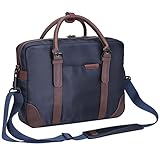 Offizielle Dokumententasche für Herren, Business-Tasche, 39,6 cm (15,6 Zoll) Laptop-Taschen für Geschäftsleute, wasserdichte Reise-Paket, Dunkelblau