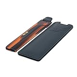 HEY JOE! Deluxe Comb with Leather Case | Herren Taschenkamm mit Etui aus Natürlichem Leder Braun