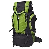 Rantry Wanderrucksack XXL 75 L schwarz und grün Rucksäcke