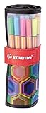 STABILO - Fineliner - point 88 - ARTY - 25er Rollerset - mit 25 verschiedenen Farben