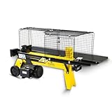 BAMATO Holzspalter/HO-7E / mit Elektroantrieb / 230 V, Spaltkraft 7 Tonnen - perfekt für Kurzholz