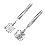 Schneebesen Aus Edelstahl Handbesen Kleiner Kreativer Mixer Sahnemischer KüChenmixer für Zu Hause Manueller Schneebesen 2 Stück Schneebesen Wird zum Mischen Verwendet, Um Kuchen Zuzubereiten